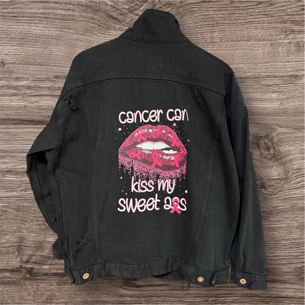 WILD FABLE Custom Black Denim Jacket